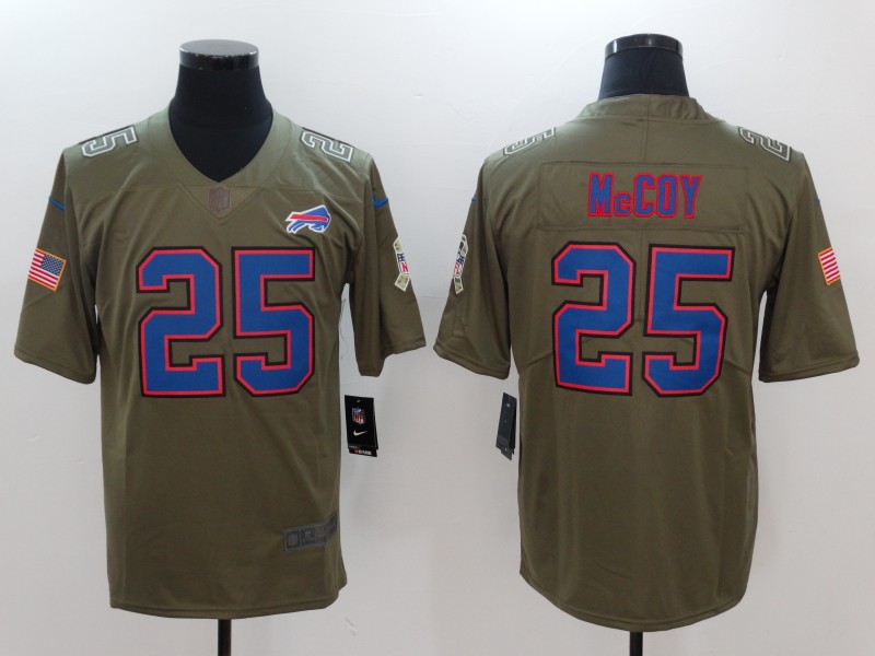 Men's Buffalo Bills LeSean McCoy #25 Brown Jersey